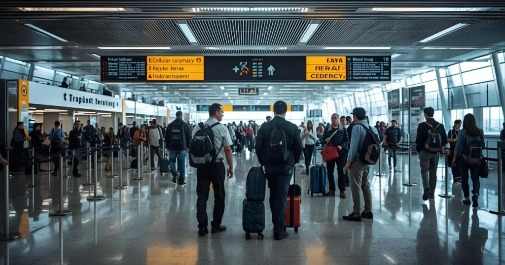 Airport Clearance vs Regular Queues